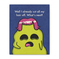 Crisis Haircut Matte Canvas, Stretched, 1.25"